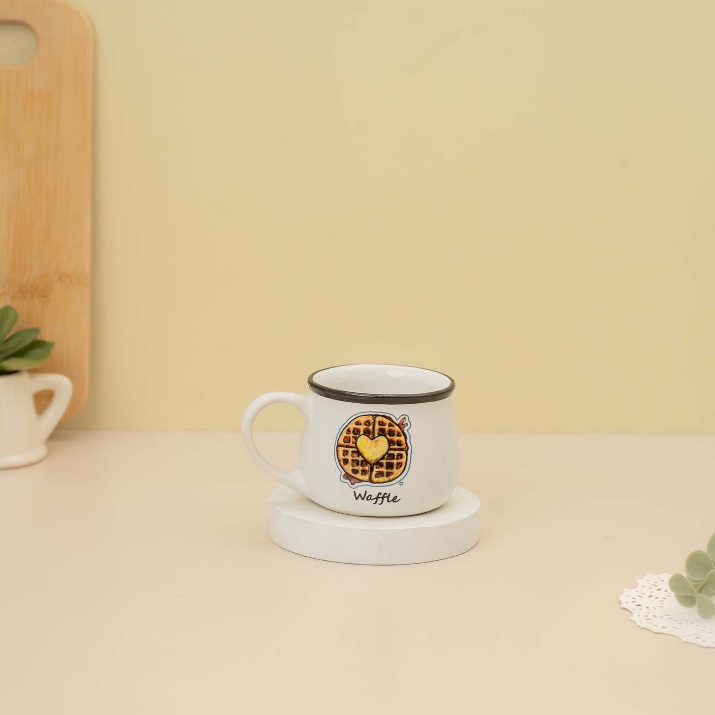 Emoji Printed Coffee and Tea Serving Cups set of 6